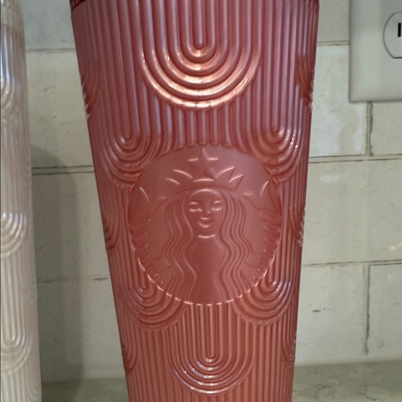 Starbucks Tumblers - Iridescent, White, Silver and Red - Picture 5 of 6